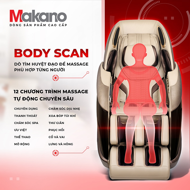 Ghế Massage Makano DVGM 30003