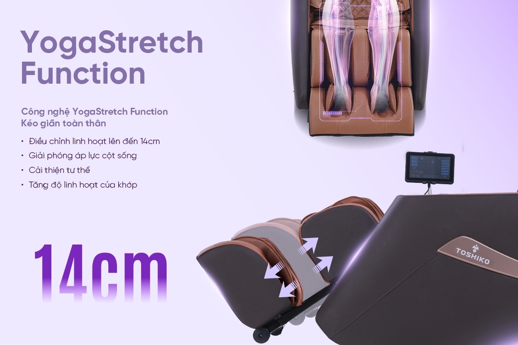 Ghế massage trị liệu 4D Toshiko T90