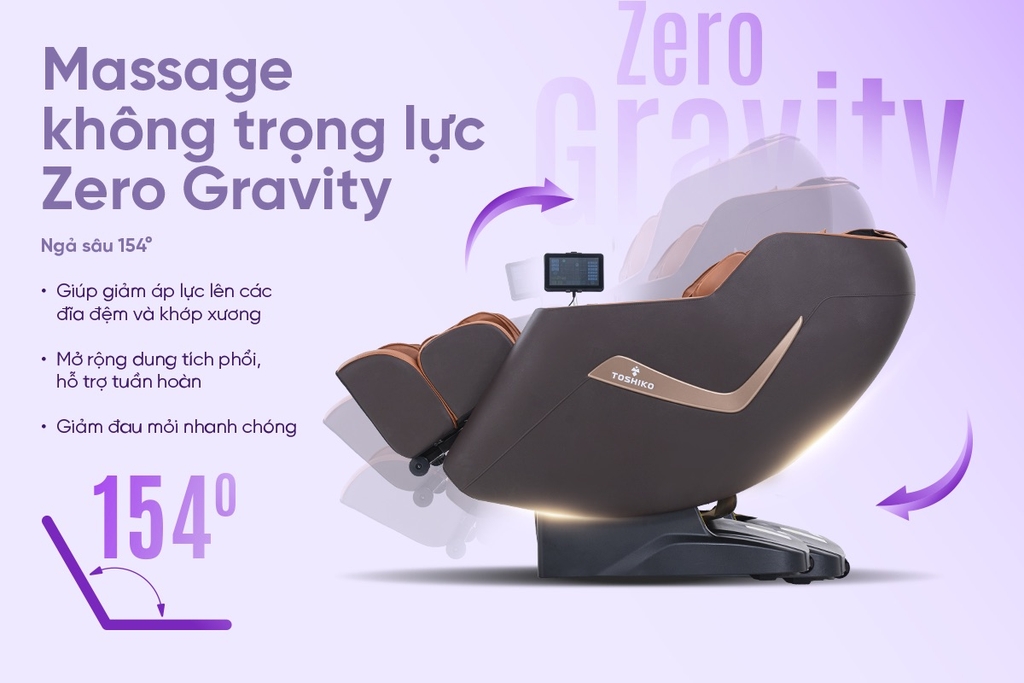 Ghế massage trị liệu 4D Toshiko T90