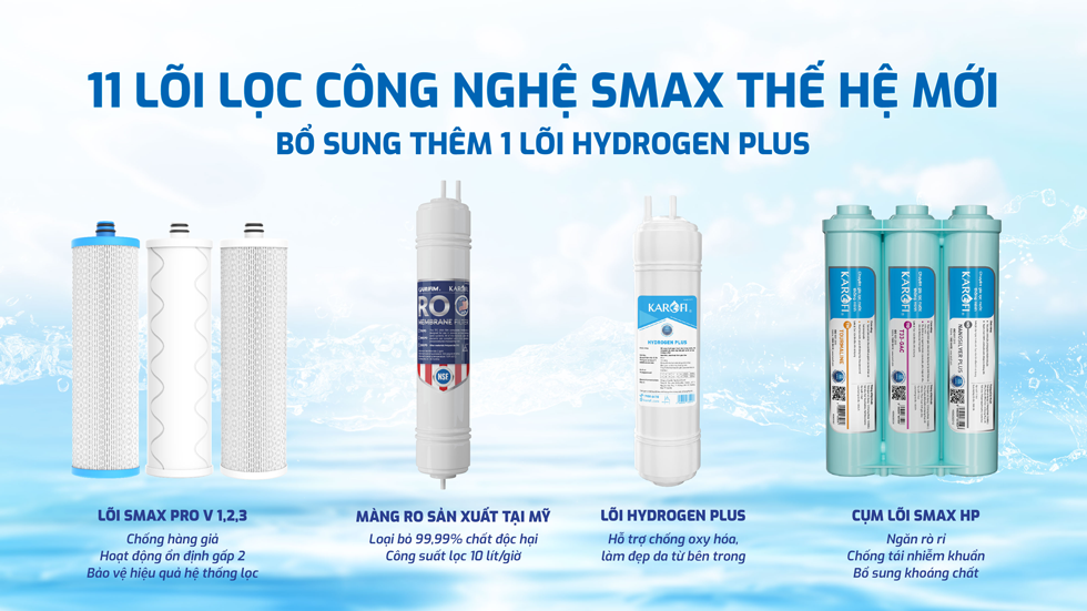 Máy lọc nước Karofi nóng lạnh nguội KAD L68