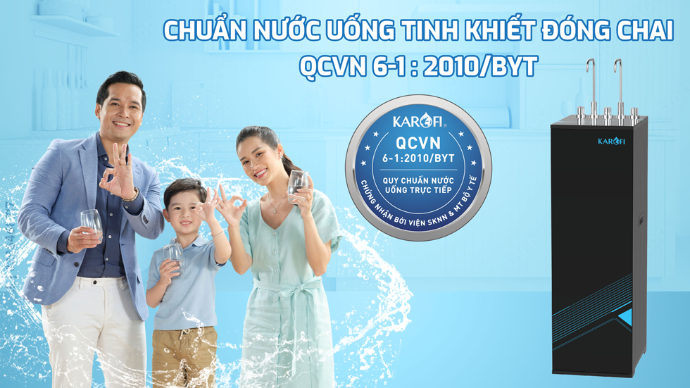 Máy lọc nước Karofi nóng lạnh nguội KAD L68