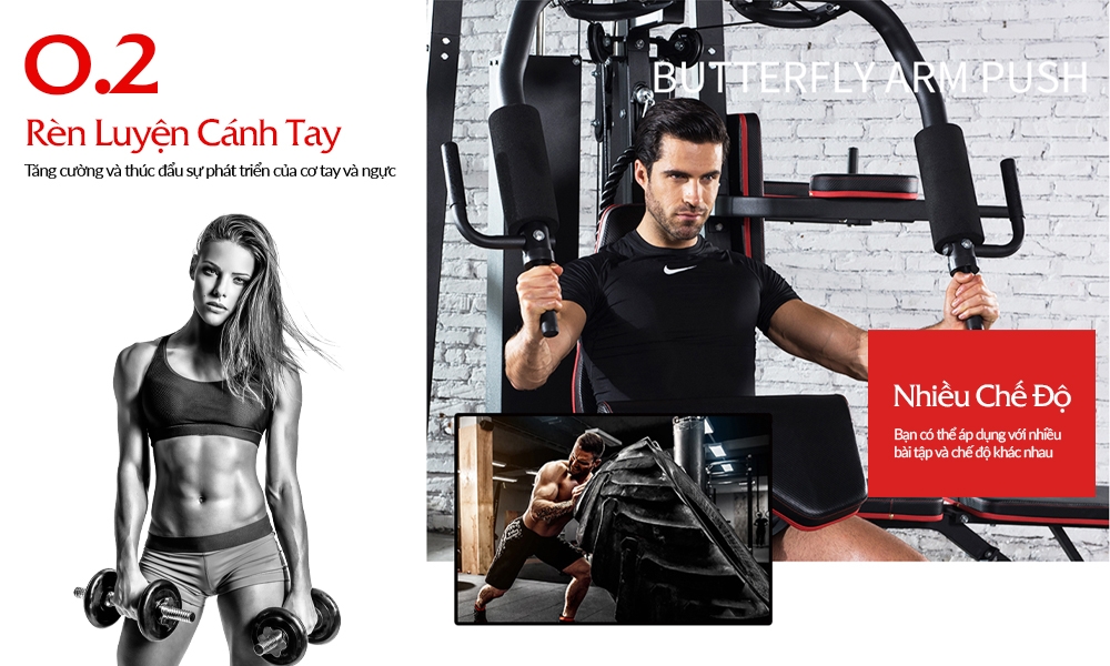 GIÀN TẠ ĐA NĂNG TECH FITNESS TF 89