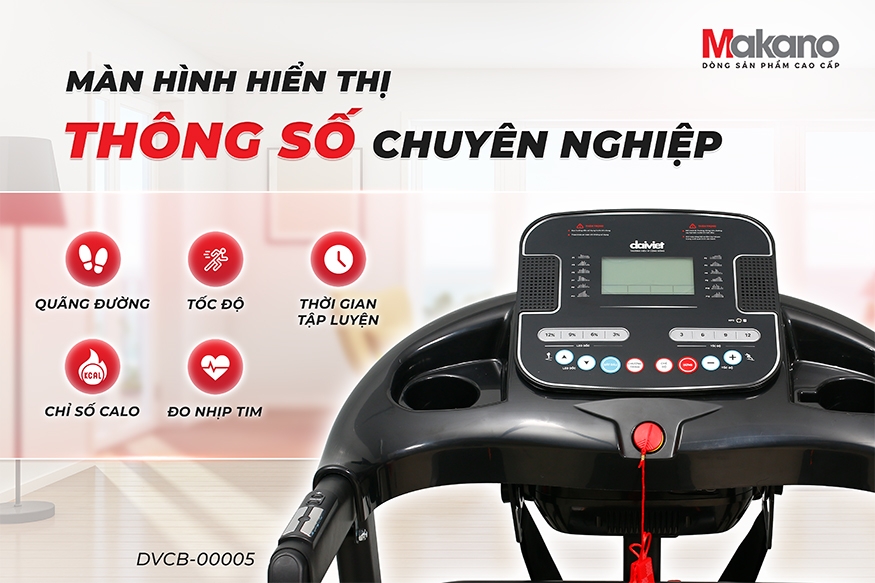 Máy chạy bộ Makano DVCB 00005