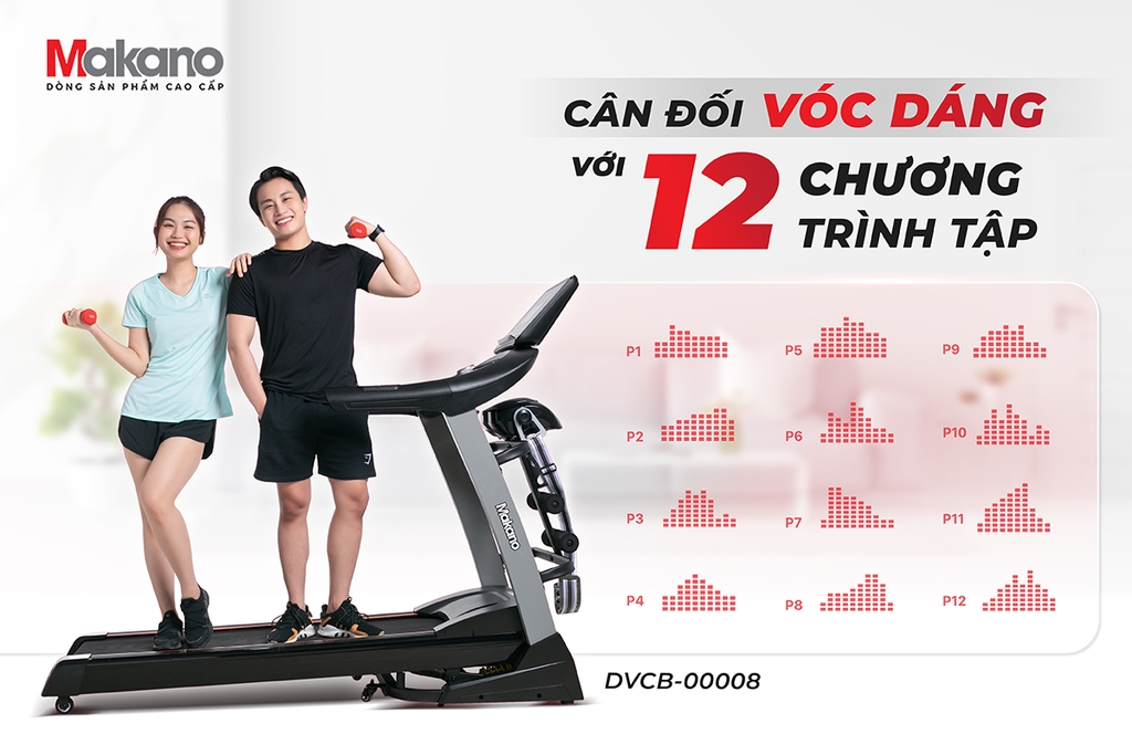 Máy chạy bộ Makano DVCB 00008