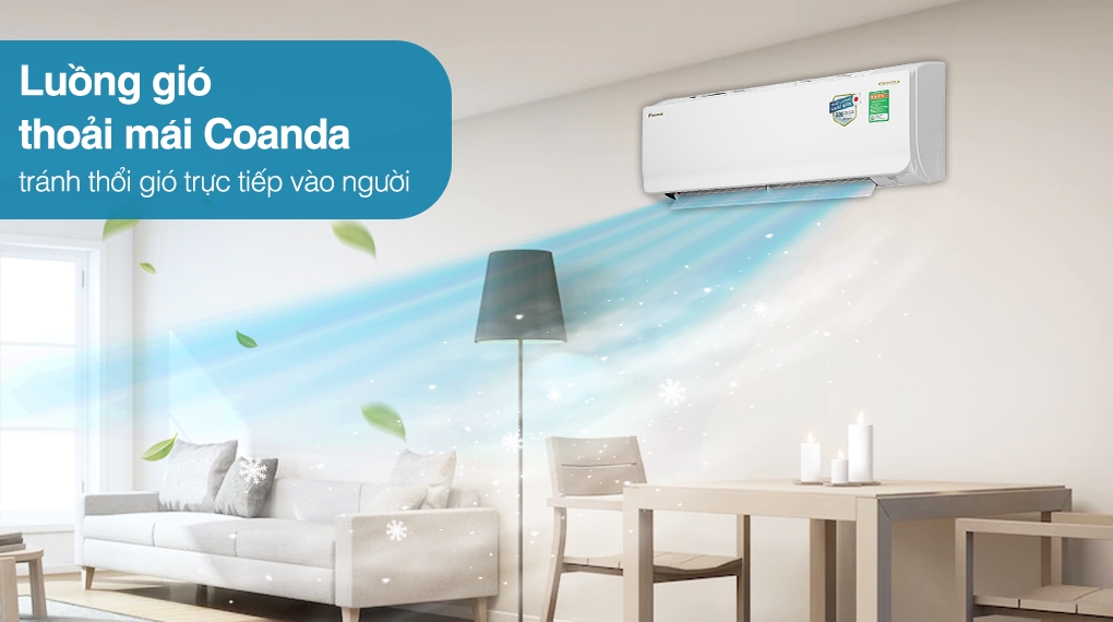 Điều Hòa Daikin 1 chiều inverter 12.000 BTU FTKA35 VAVMV