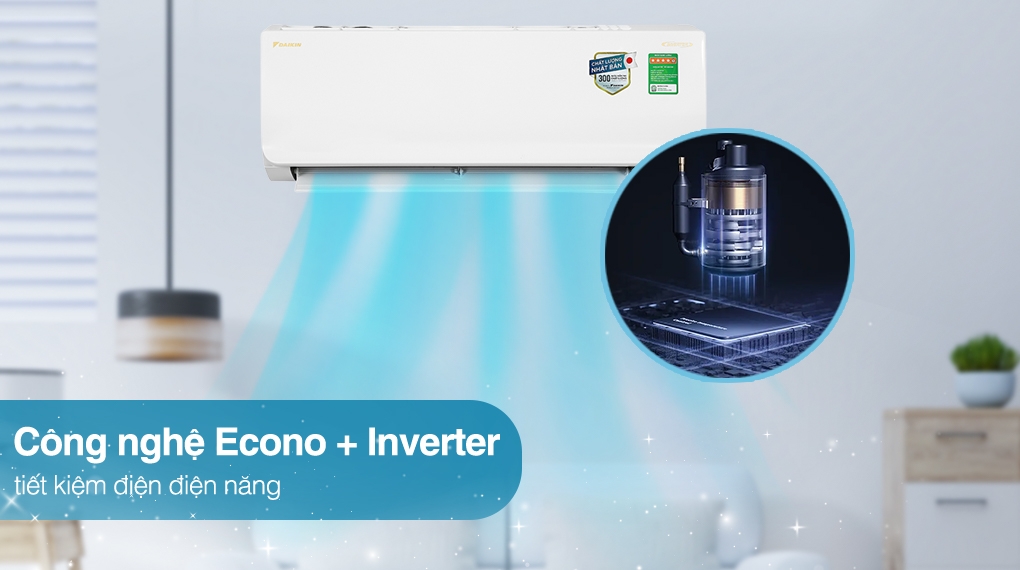 Điều Hòa Daikin 1 chiều inverter 12.000 BTU FTKA35 VAVMV