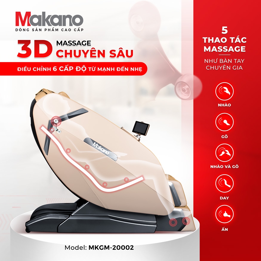 Ghế Massage Makano MKGM 20002 (LCD)