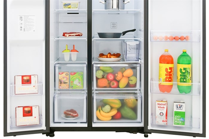 Tủ lạnh Samsung Inverter 635 lít Side By Side RS 64R53012C/SV