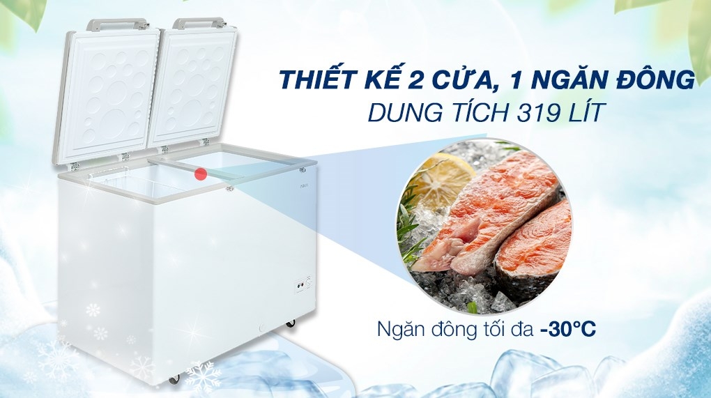 Tủ đông AQUA Inverter 1 Ngăn Đông 425 lít AQF C5701E