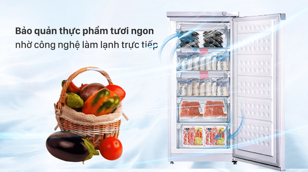 Tủ đông Hòa Phát 5 Ngăn Đông 147 lít HUF 350SR1