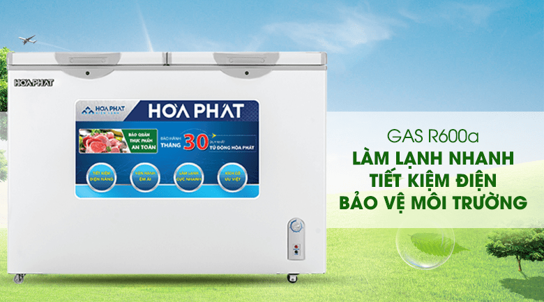 Tủ đông Hòa Phát 2 Ngăn Đông Mát 205 lít HCF 506S2Đ2