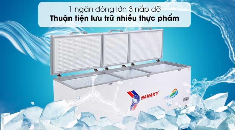 Tủ đông Sanaky 1 Ngăn Đông 900 lít VH 1199HY