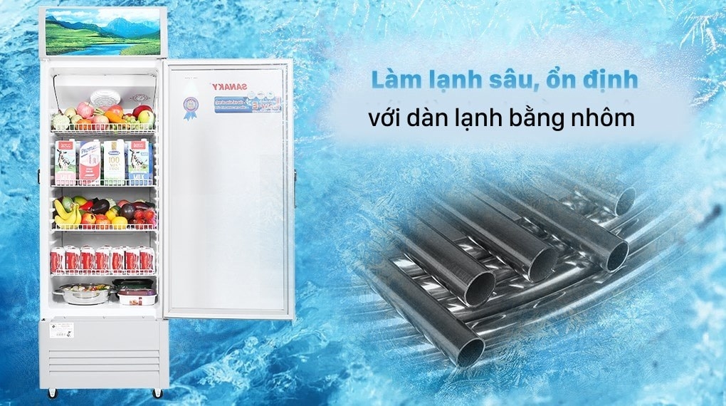 Tủ mát Sanaky 240 lít VH 308KL