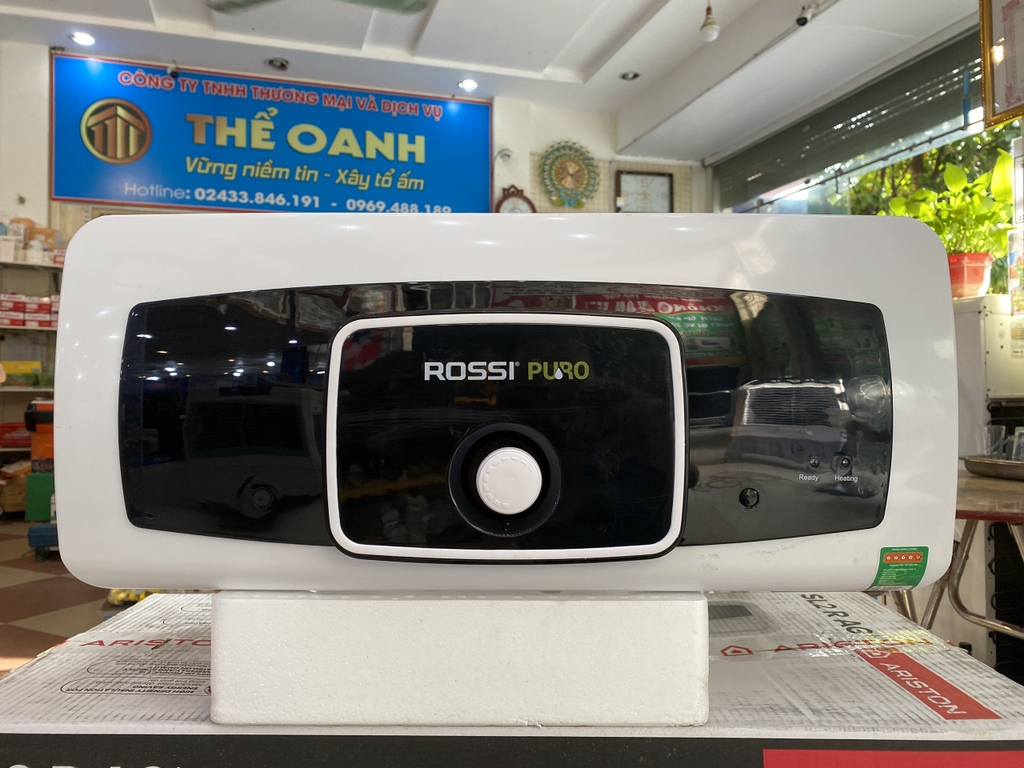 Bình Nóng Lạnh Rossi Puro 15 lít Ngang RPO 15SL