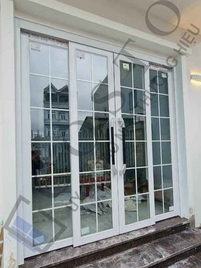 Báo giá cửa trượt quay 4 cánh