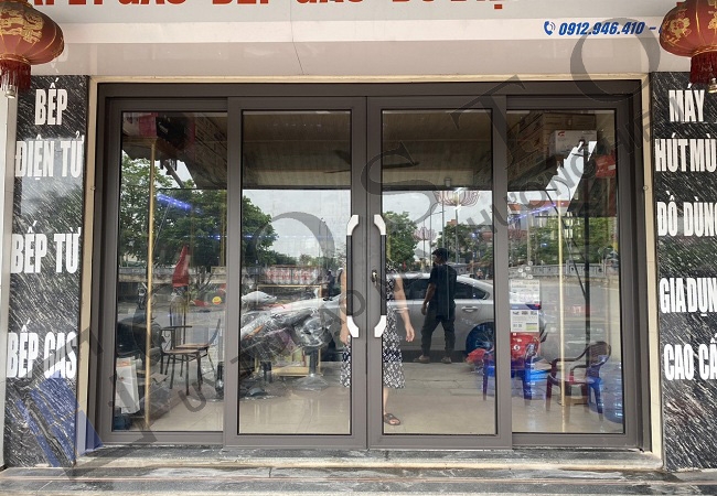 Cửa trượt quay 4 cánh