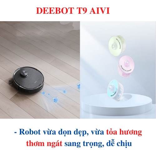 Robot Hút Bụi Lau Nhà Ecovacs DEEBOT T9 AIVI - Robot toả hương thơm
