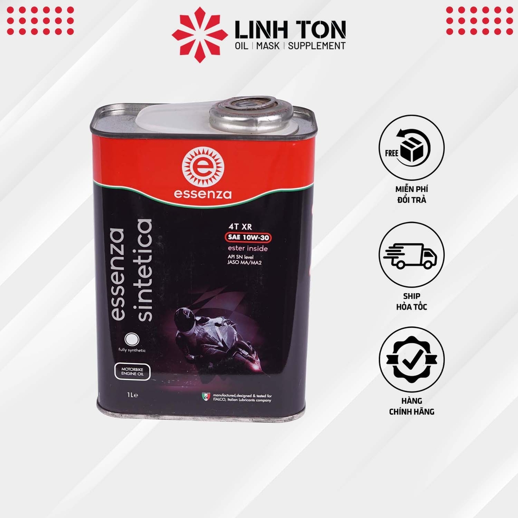 Nhớt Essenza Sintetica 4T XR 10W30 tổng hợp cao cấp dành cho xe số/ côn tay
