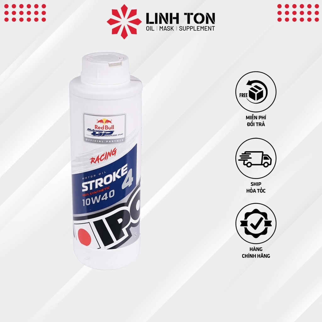 Nhớt Siêu Cao Cấp Ipone Stroke 4 Racing 10W40 4T (1L) – 100% Tổng Hợp Từ Pháp