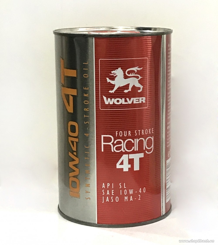 Nhớt nhập khẩu Wolver Racing Synthetic 10W40 1L