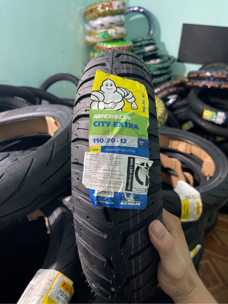 Vỏ xe Vespa Michelin City Extra 110/70 - 12