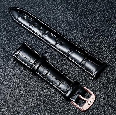 Dây da vân đồng hồ nam Lobinni - Khóa cài