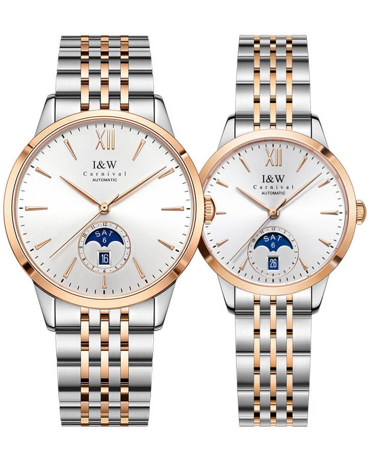 Đồng Hồ Đôi I&W Carnival 527D3 Automatic