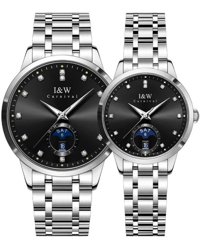 Đồng Hồ Đôi I&W Carnival 625D8 Automatic