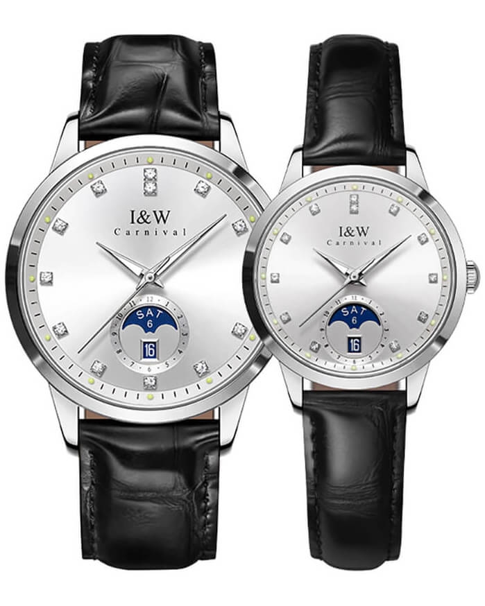 Đồng Hồ Đôi I&W Carnival 625D8 Automatic