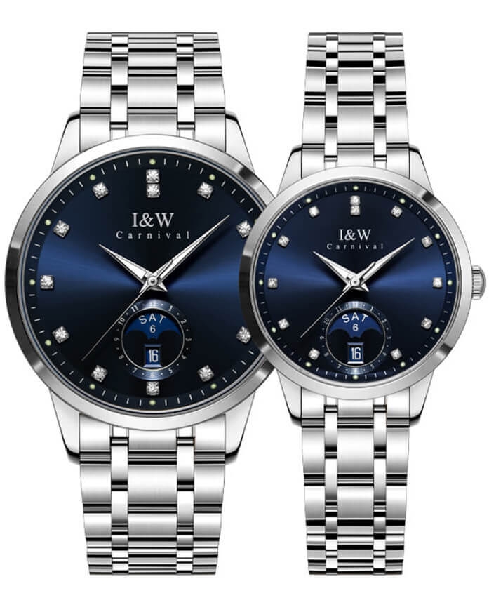 Đồng Hồ Đôi I&W Carnival 625D8 Automatic