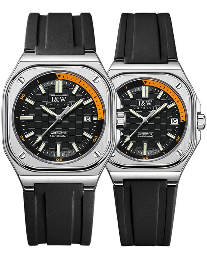 Đồng Hồ Đôi I&W Carnival 673D3 Automatic