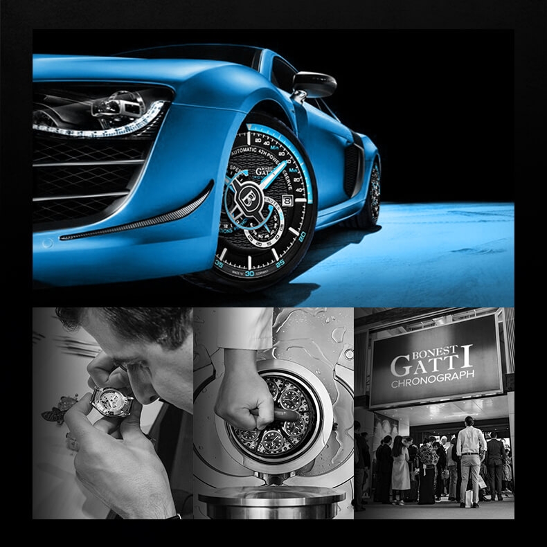 Đồng Hồ Nam Bonest Gatti King Speed BG8601-A2 Automatic