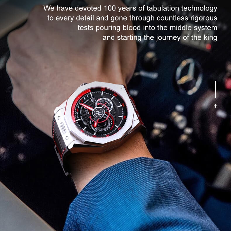 Đồng Hồ Nam Bonest Gatti King Speed BG8601-B6 Automatic