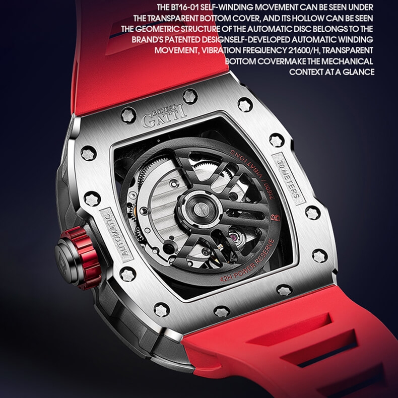 Đồng Hồ Nam Bonest Gatti Ghost Speed BG9903-A1 Automatic