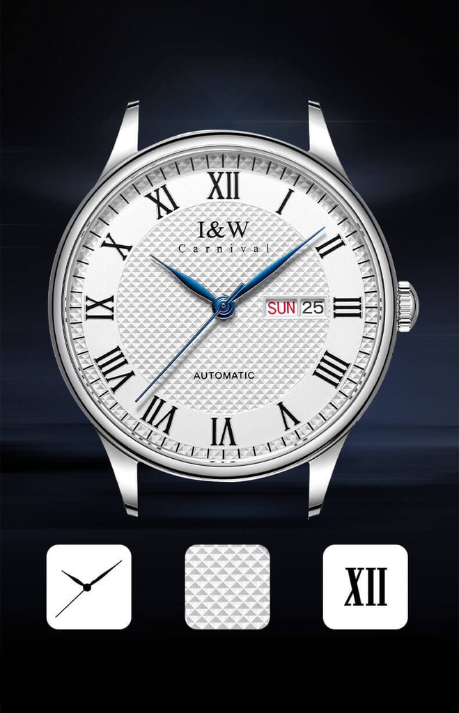 Đồng Hồ Nam I&W Carnival 682G1 Automatic