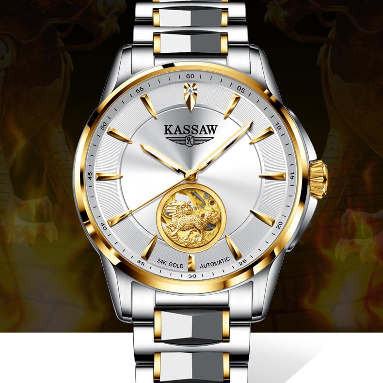 Đồng Hồ Nam Kassaw K700G3 Automatic (Mạ vàng 24k)