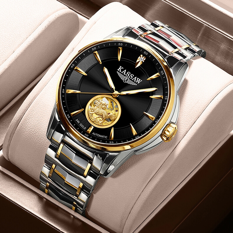 Đồng Hồ Nam Kassaw K700G3 Automatic (Mạ vàng 24k)