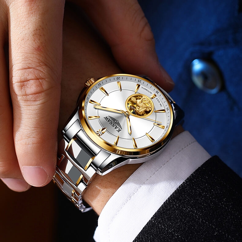 Đồng Hồ Nam Kassaw K700G3 Automatic (Mạ vàng 24k)