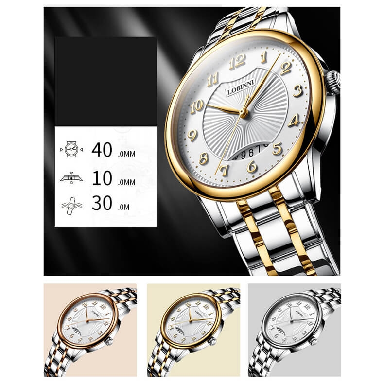 Đồng Hồ Nam Lobinni No.3016 Quartz