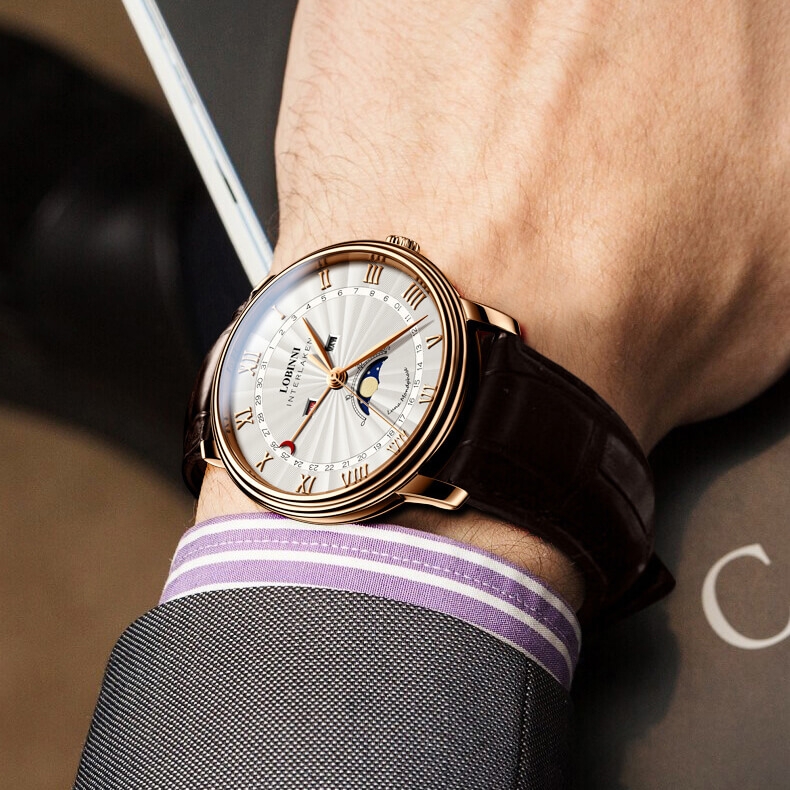 Đồng Hồ Nam Lobinni No.3603-3 Quartz