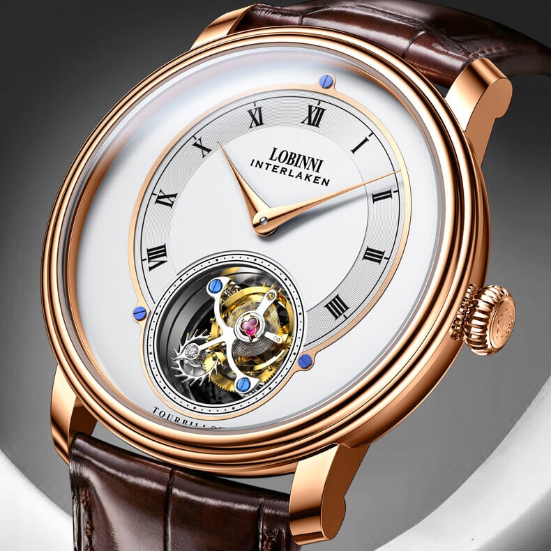 Đồng Hồ Nam Lobinni No.8882-3 Tourbillon