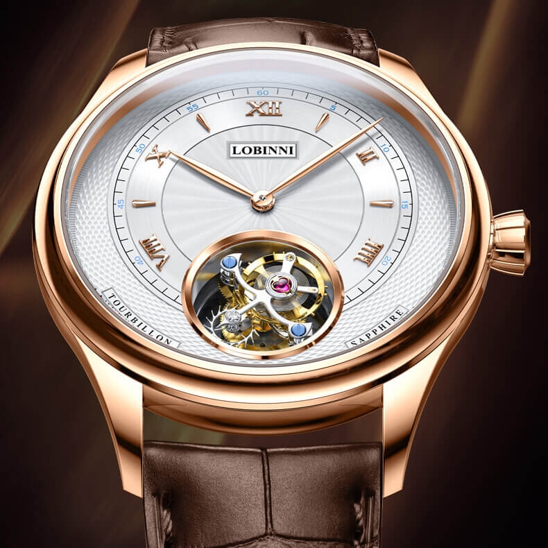 Đồng Hồ Nam Lobinni No.8885-4 Tourbillon