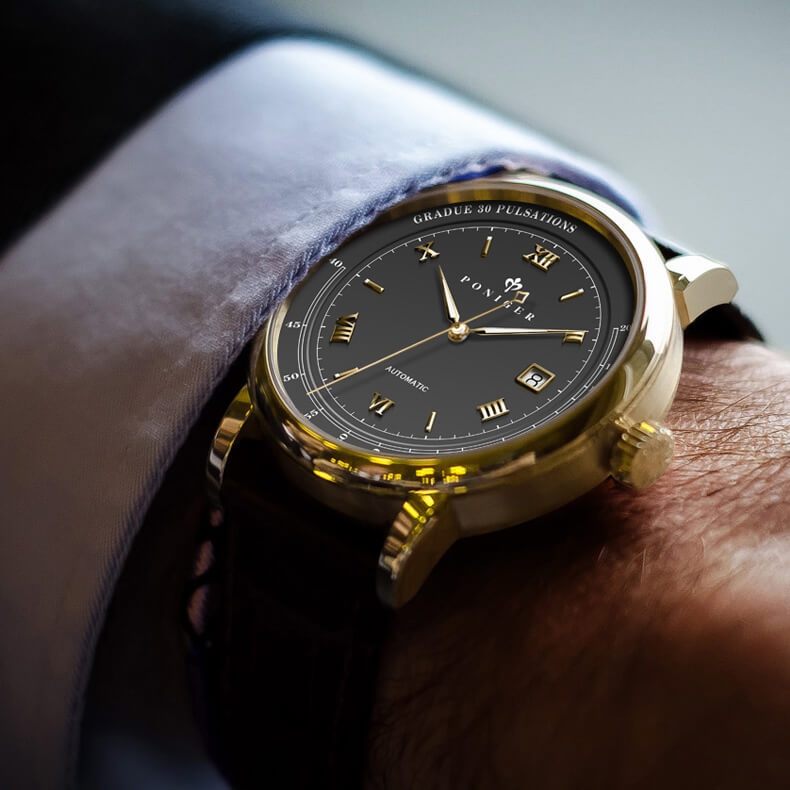 Đồng Hồ Nam Poniger P305-2 Automatic