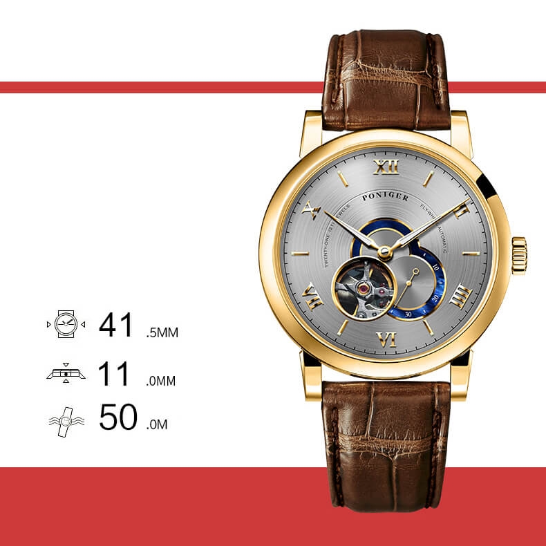 Đồng Hồ Nam Poniger P683-5 Automatic