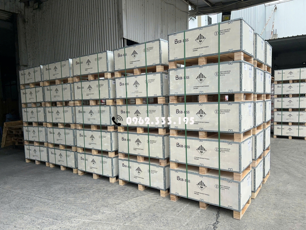 Pin lưu trữ (14.3kWh) BSB-ESS 51.2V 280Ah - Cao Cấp 6.000 Cycles.