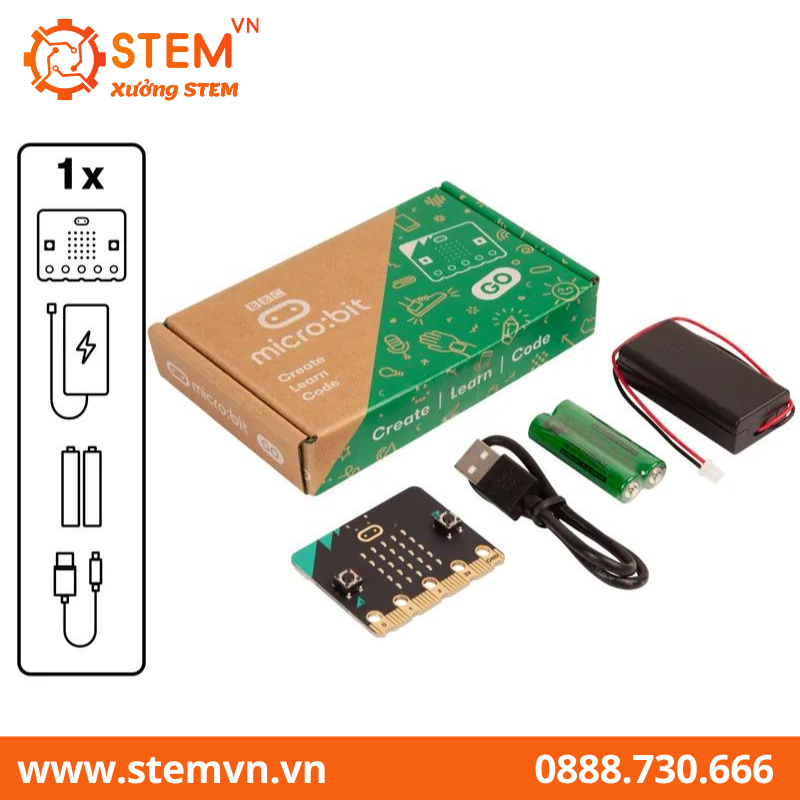 BBC micro:bit Go - Kit học lập trình STEM Microbit
