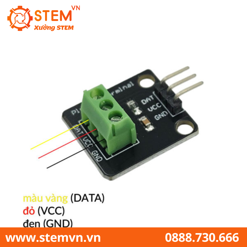 Module cảm biến nhiệt độ DS18B20 đầu dò chống nước