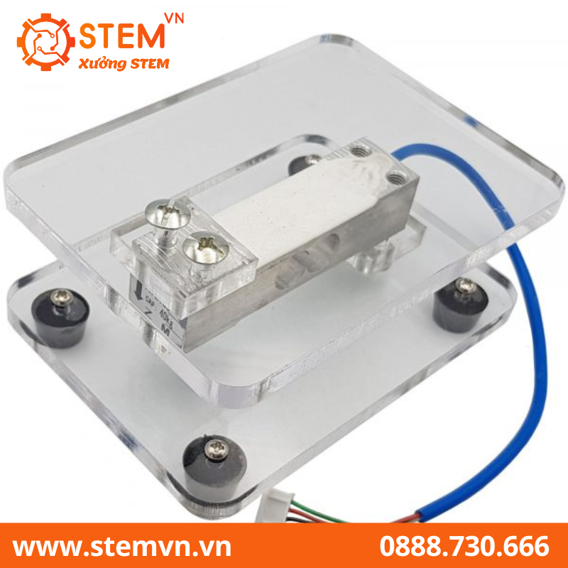 Bộ cảm biến cân nặng loadcell 40kg và khung bàn cân mica