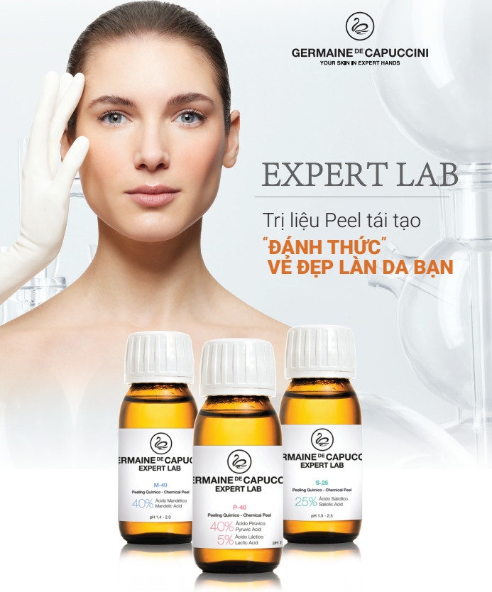 Dung Dịch Peel Da Germaine Expert Lab Mandelic Acid 40% Chemical Peel M-40