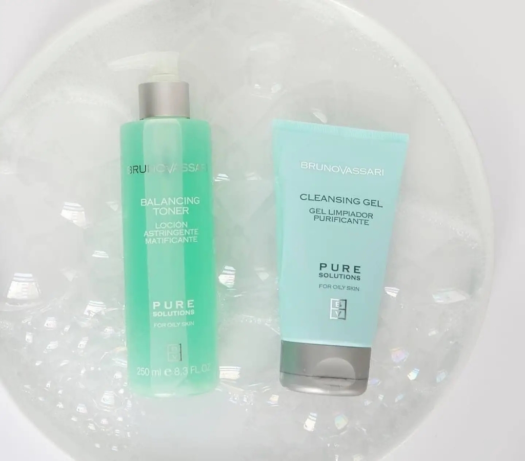 Nước Cân Bằng Cho Da Dầu Mụn Bruno Vassari Pure Solutions Balancing Toner